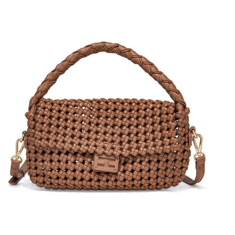 Asia Woven Crossbody Vegan Bag